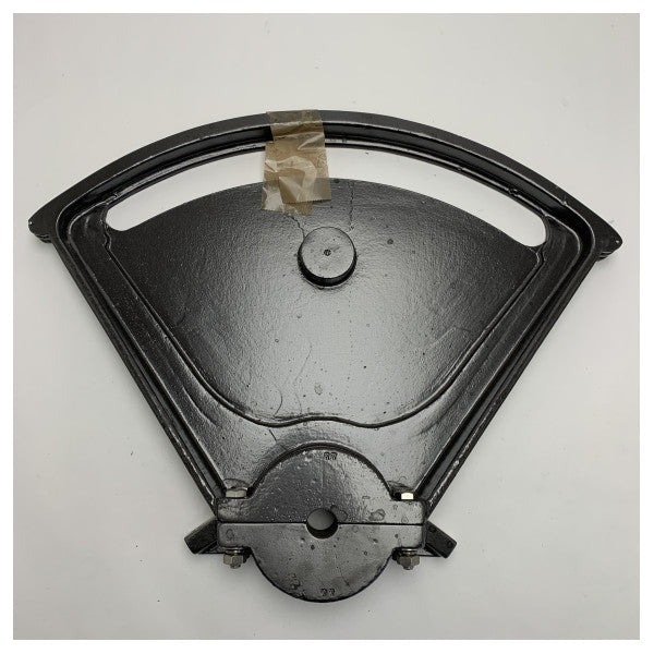 380-mm-Metallquadrant mit schwarzer Beschichtung für dauerhafte nautische Navigation und Positionierung