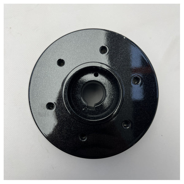 Mozzo del volante marino di alta qualità da 400 mm con rivestimento nero resistente e facile installazione