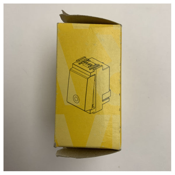 Vimar 16080 IDEA 1P NO 10A の押しの概要の記号灰色- 16080