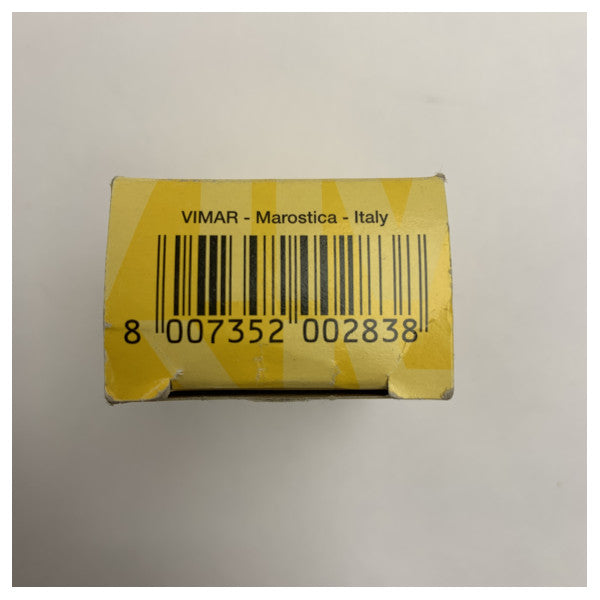 Vimar 16080 IDEA 1P NO 10A の押しの概要の記号灰色- 16080