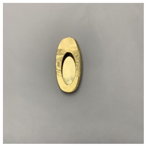 Maniglia per porta in ottone lucido Colombo CB111 OTT.L