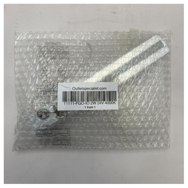 Chromowana lampa ścienna LED Altraluce 2W 24V Neutral White do łodzi i jachtów - IO 2W 24V 4000K