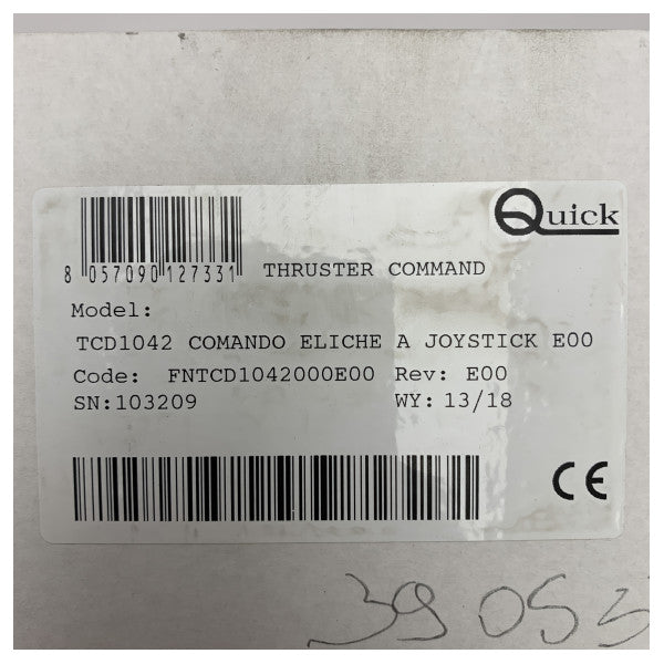 Quick TCD1042 Joystick-ohjain keula- ja peräsinohjaimille