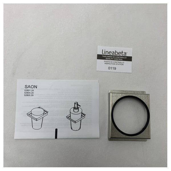 Дозатор для мила Lineabeta з морської нержавіючої сталі 350 мл - 52804.29