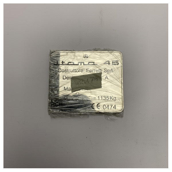 Itama Yachts 45 rustfrit stål kategori A bygherreplade - 394179