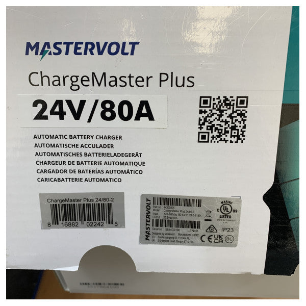 Mastervolt Chargemaster Plus 24V/80A 2 Output Batterioplader Czone - 44320805
