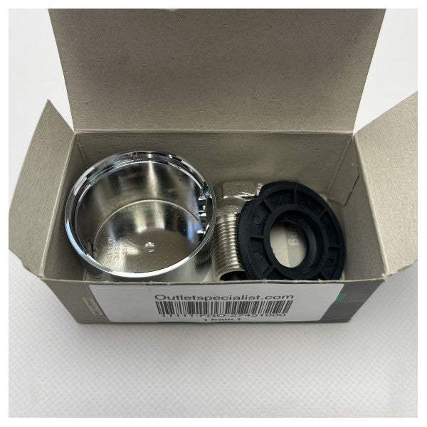 Hansgrohe Axor Starck Curved Shower Connector 27451000 - Langlebige verchromte Messing-Brausearmatur für Boote und Yachten