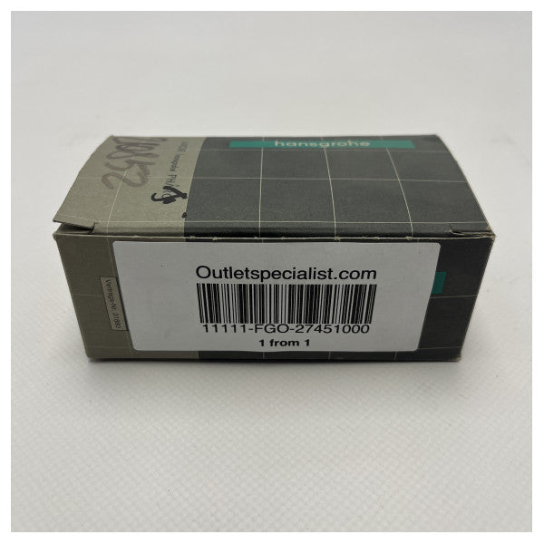 Hansgrohe Axor Starck Curved Shower Connector 27451000 - Langlebige verchromte Messing-Brausearmatur für Boote und Yachten