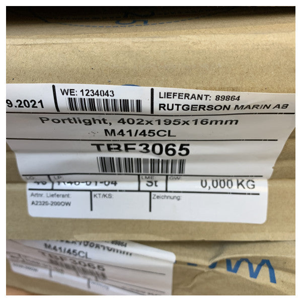 Отваряем прозорец Rutgerson от неръждаема стомана 402 x 195 x 16 мм - A2320-200OW