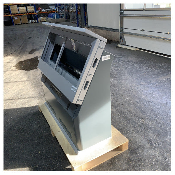 Морський корабельний міст навігаційна консоль антрацит L130 x W44 x H130 см