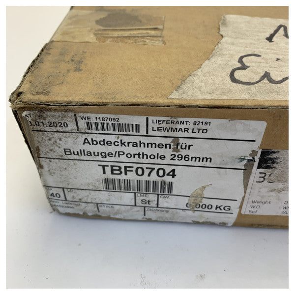 ルエマーステンレス製ラウンドポートライト 296 mm トリムクランプ - 361523999