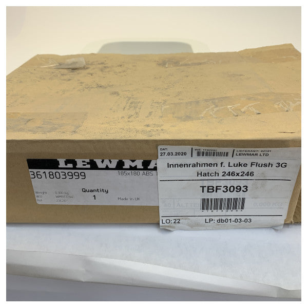 ルエマーマリンハッチ内フレーム 246 x 246 mm - 361803999