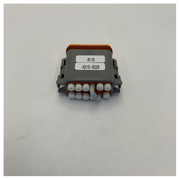 4x MTU X00E50208379 Connecteur mâle original avec résistance thermique