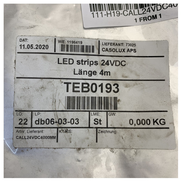 Casolux Call LED Strip Light 24V 4m Blanc Chaud - CALL24VDC4000MM