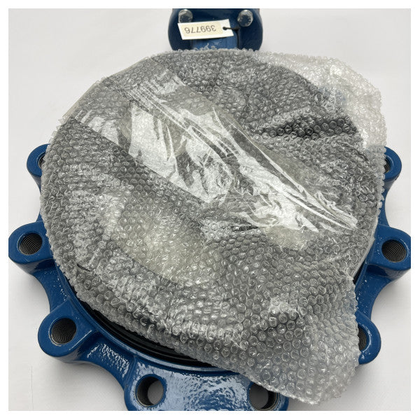 Läppäventtiili DN250 PN16 20102 manuaalinen sininen