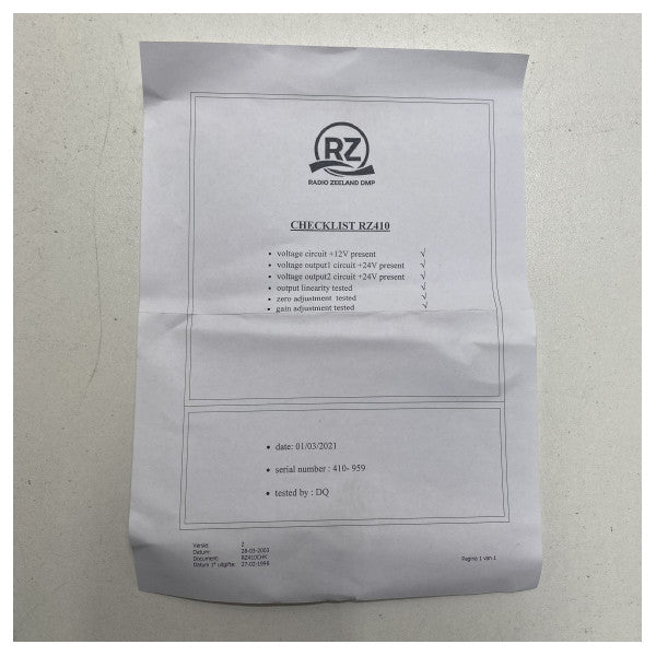 Radio Zeeland RZ410 AMP SEP | analog partition unit