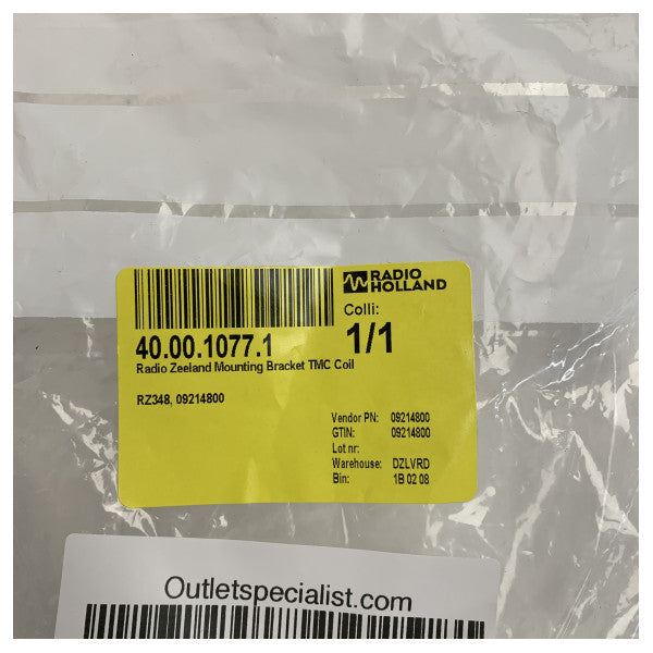 Uchwyt montażowy Radio Zeeland RZ348 do trwałej instalacji szpuli TMC