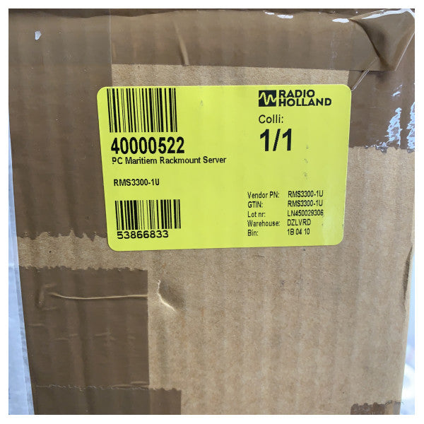 Maritime Rackmount Server PC Maritime RMS3300-1U Windows 10搭載堅牢な1Uメタルケース