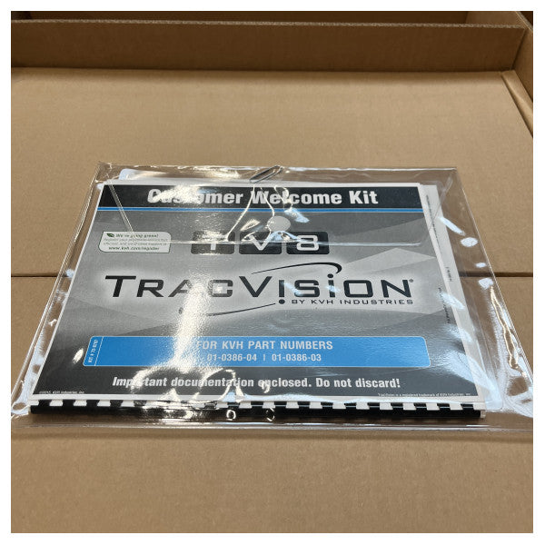 KVH TracVision TV8 81 cm satellite TV receiver with IP support - 01-0386-04