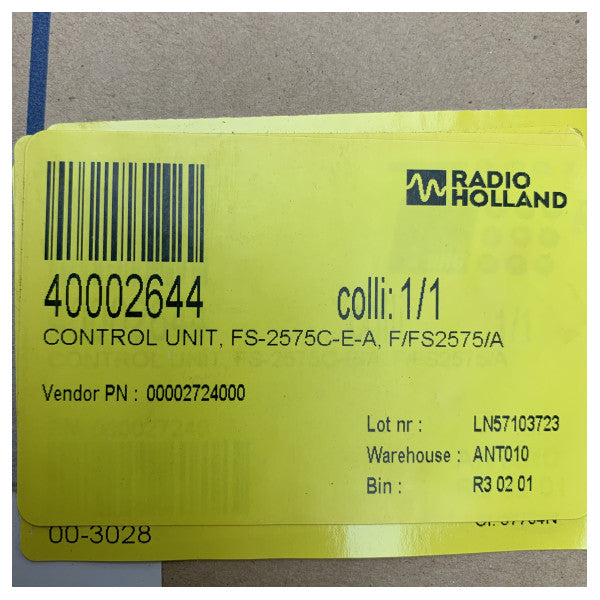 Unidad de control de radioteléfono Furuno FS2575 MF/HF