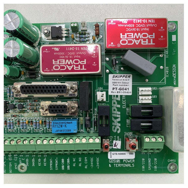 Терминал на цветния екран на Skipper PCB ZZZ-010007 - VER E5