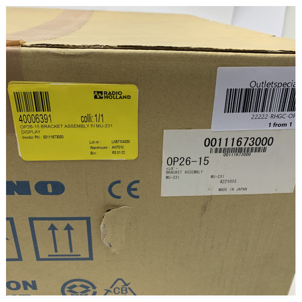 Kit ta' assemblaġġ tal-bracket MFD Furuno OP26-15