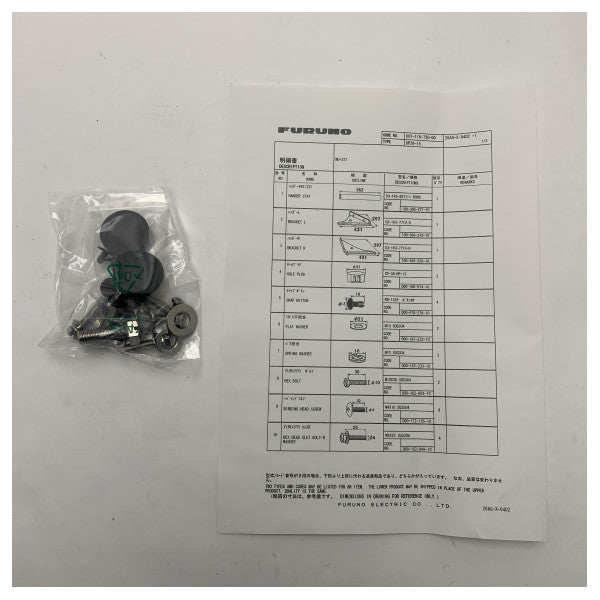 Kit ta' assemblaġġ tal-bracket MFD Furuno OP26-15
