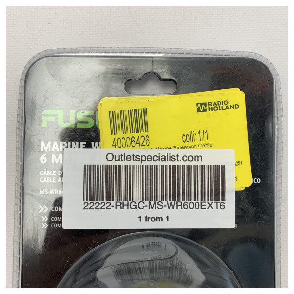 Fusion MS-WR600EXT6 6M langallinen kaukosäätimen jatkokaapeli