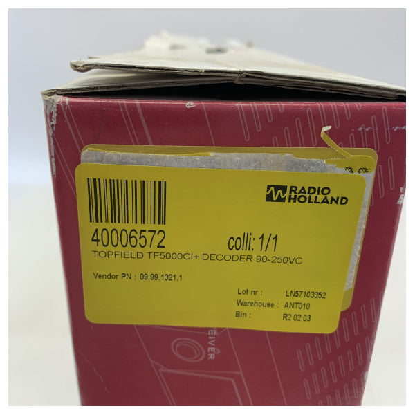 Topfield TF5000CI+ Digital Decoder 90-250V