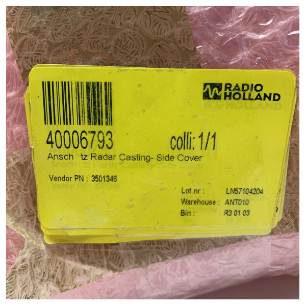 Бічна кришка литої РЛС Raytheon Anschutz 3501346