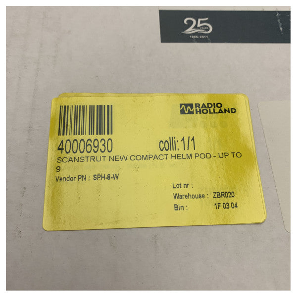 Scanstrut Raymarine SPH-8-W 8 pulzier Helmpod | Navpod abjad