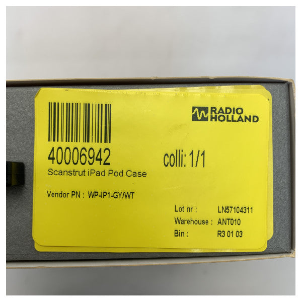 Wodoodporne etui Scanstrut na iPada 1 czarne - WP-IP1-GY/WT