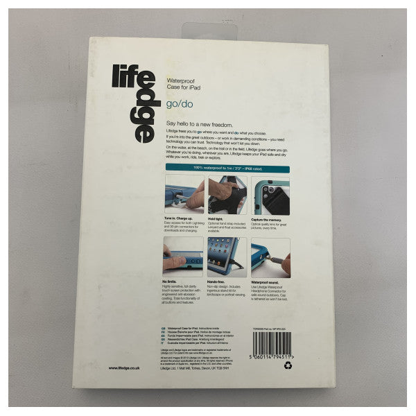 Водонепроникний чохол для iPad Scanstrut Lifedge сірий - WP-IPD-223