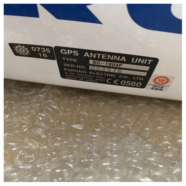 وحدة Furuno SC-1203F-T بوصلة نظام تحديد المواقع العالمي (GPS) بالأقمار الصناعية
