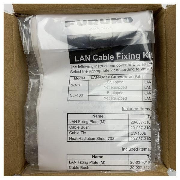 Kit de fijación del cable lan de la brújula satelital Furuno SC-703