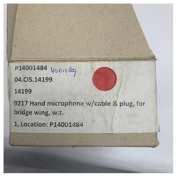 Zenitel P-9217 mikrofon portabbli reżistenti għall-temp - 4000014199