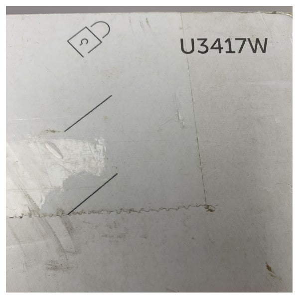 Dell U3417W Ultrawide 34 pulzier Monitoraġġ mgħawweġ Iswed