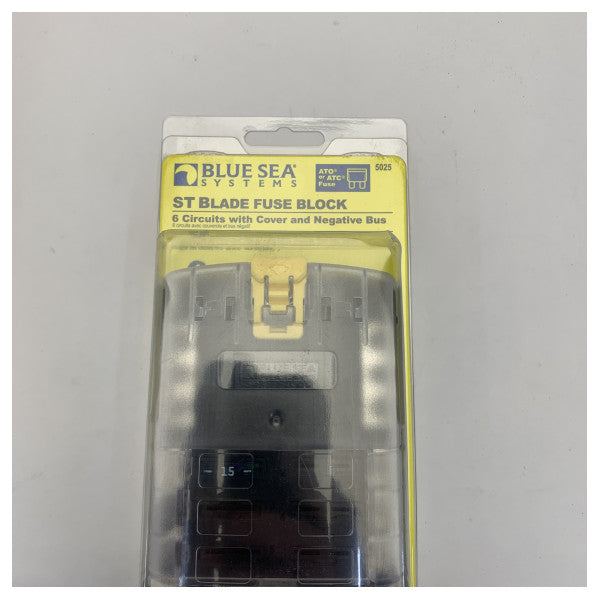 Blue Sea Systems Fuse Block ST-Blade 6 Kredsløb - 5025-BSS