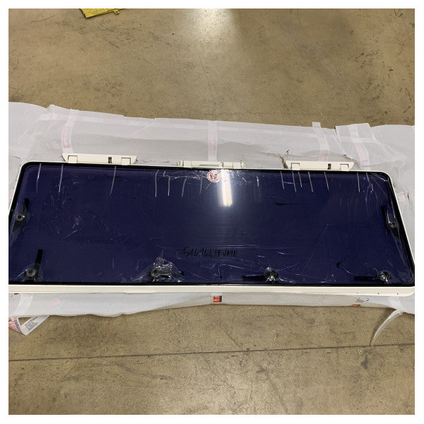 NEMO flybridge-lucka 1855 x 610 mm vit 6 handtag EU grå