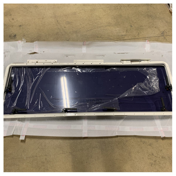 NEMO flybridge-lucka 1855 x 610 mm vit 6 handtag EU grå