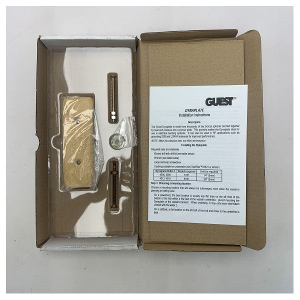 Marinco dynaplate 5 x 2 tuuman pronssinen pohjalevy - 4006