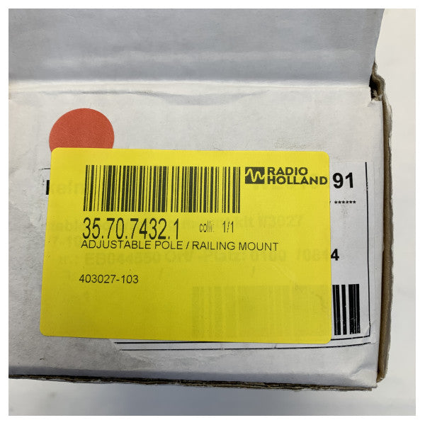 Cobham Adjustable Marine Antenna Mount Bracket 403027-103 għall-Mini-C TT-3027