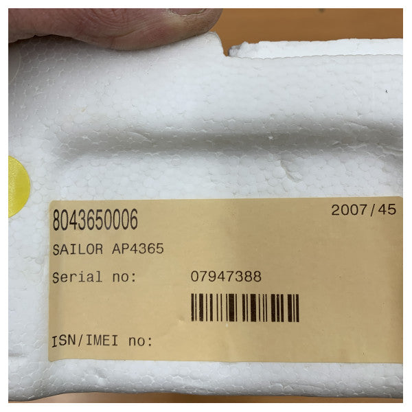 لوحة إنذار Sailor AP4365 سوداء - 8043650006