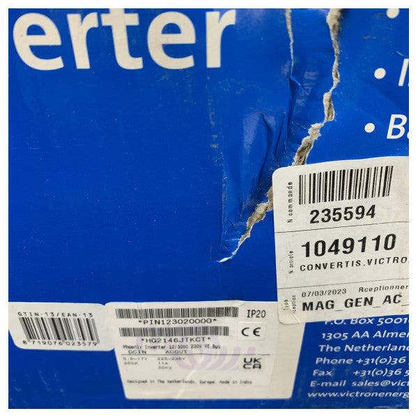 Victron Phoenix 12V / 3000W / 230V Sinüs İnvertör - PIN123020000