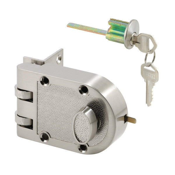 Saten Nikel Jimmy Dirençli Tek Silindirik Kilit - U10817