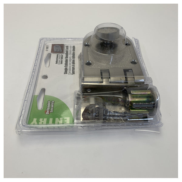 Saten Nikel Jimmy Dirençli Tek Silindirik Kilit - U10817