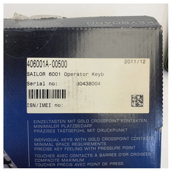 Sailor 406001A Compact Keyboard for 6001 series