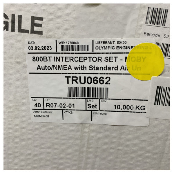 Hydrotab 800BT Interceptor Trim Tab Set - MOBY Auto / NMEA - ASM-01436