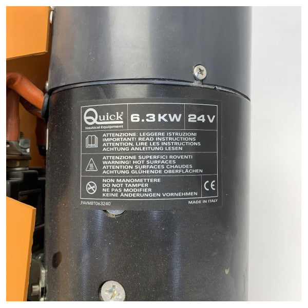 Szybki BTR185 105 KGF 24V chowany napęd strumieniowy - QBTR1810524