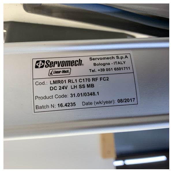 Szybki BTR185 105 KGF 24V chowany napęd strumieniowy - QBTR1810524